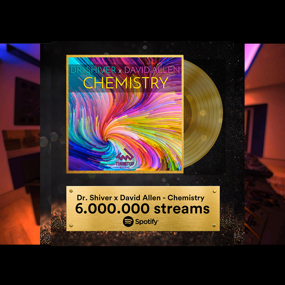 Dr. Shiver and David Allen – “Chemistry” reached 6 Million streams on Spotify!